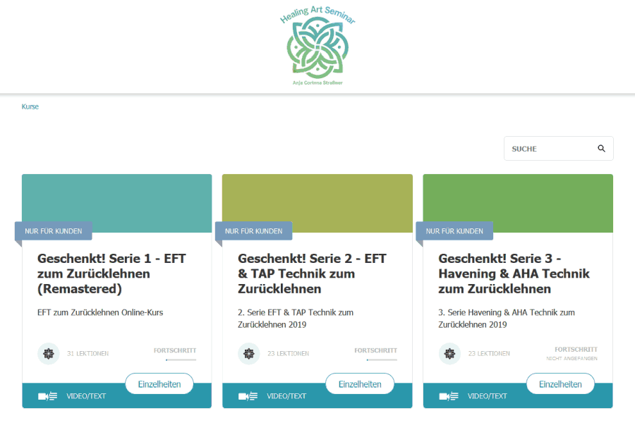 Geschenkt-Trilogy Online-Kursplattform Anja Strassner Online Kurs Trilogie